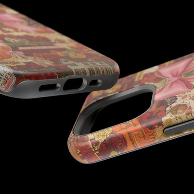 New England Fall Coquette Collage Tough Magsafe Cute Phone Cases for Iphone | iPhone 15 Pro Max Case, Iphone 14, Iphone 14 13 12 11 10 9 8 7 - Studio40ParkLane