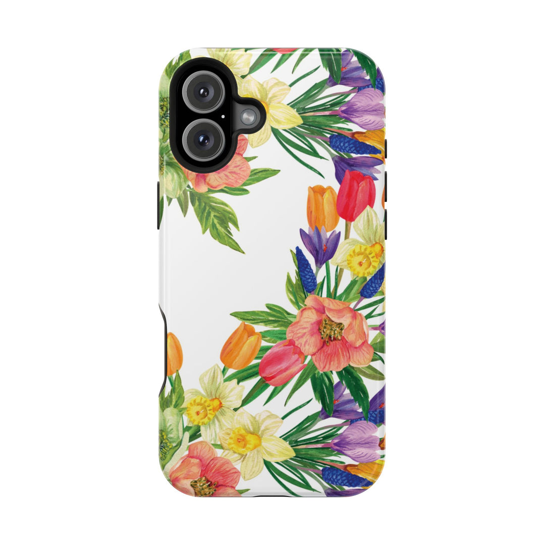 Spring Flowers Magsafe Cute Phone Case for Iphone Gift for Her, iPhone 16 Case iPhone 15 Pro Max Case, Iphone 14, Iphone 14 Pro Max, 13, 12 - Studio40ParkLane