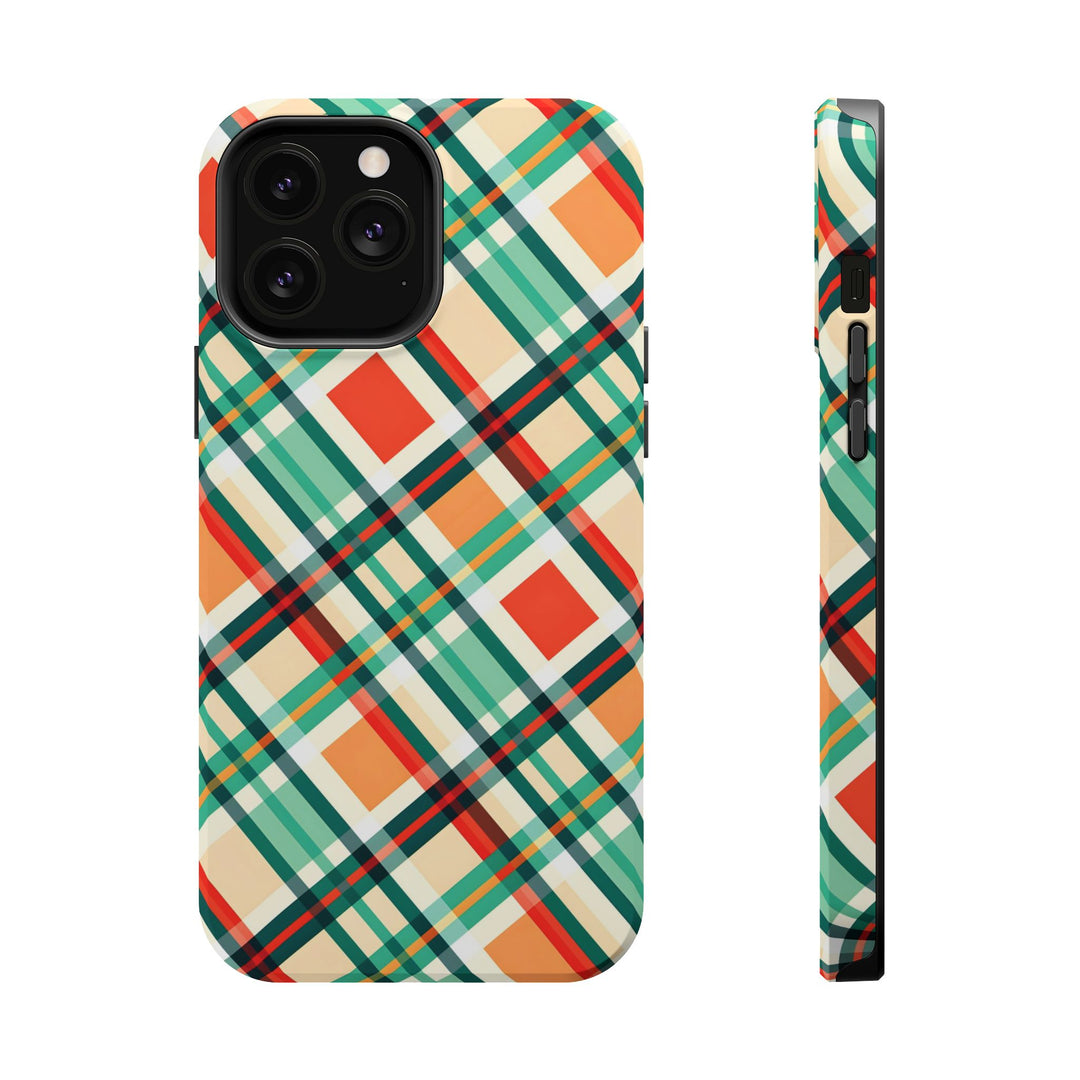 Checkered Plaid Magsafe Gift for Her Cute Phone Case for Iphone, | iPhone 16 | iPhone 15 Pro Max, Iphone 14 Pro Max, 13 12 11 10 9 8 7 - Studio40ParkLane