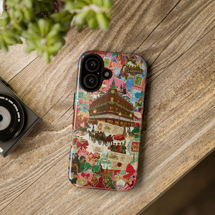Aesthetic Tough London Coquette Collage Premium Phone Case - For iPhone 17 Pro Max iPhone 16 Pro iPhone 15 Iphone 14 Plus 13 Pro 12 11 10 XR - Studio40ParkLane