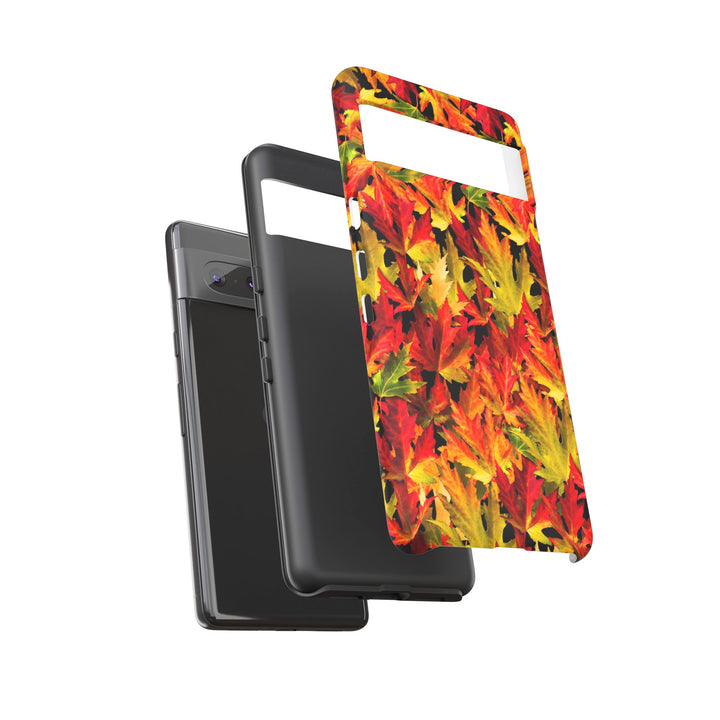 Fall Leaves Impact Resistant, Cute Phone Cases for Samsung S24, S23, S22, S21, IPhone 15 pro Iphone 14 pro Iphone 13 IPhone 12 Iphone 11 - Studio40ParkLane