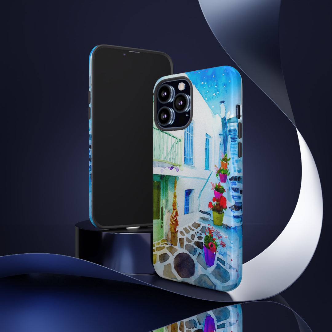 Impact Resistant, Greece House, Cute Phone Cases for Samsung S24, S23, S22, S21, IPhone 15 pro Iphone 14 pro Iphone 13 IPhone 12 Iphone 11 - Studio40ParkLane