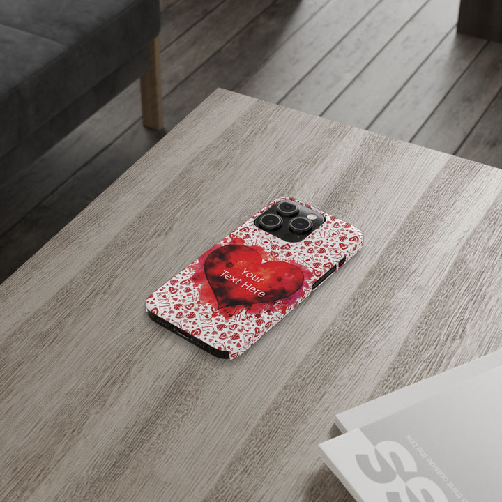 Slim Cute Phone Cases for Iphone - | iPhone 15 Case | iPhone 15 Pro Max Case, Iphone 14 Case, Iphone 14 Pro Max, Iphone 13, Valentine Hearts Love - Studio40ParkLane