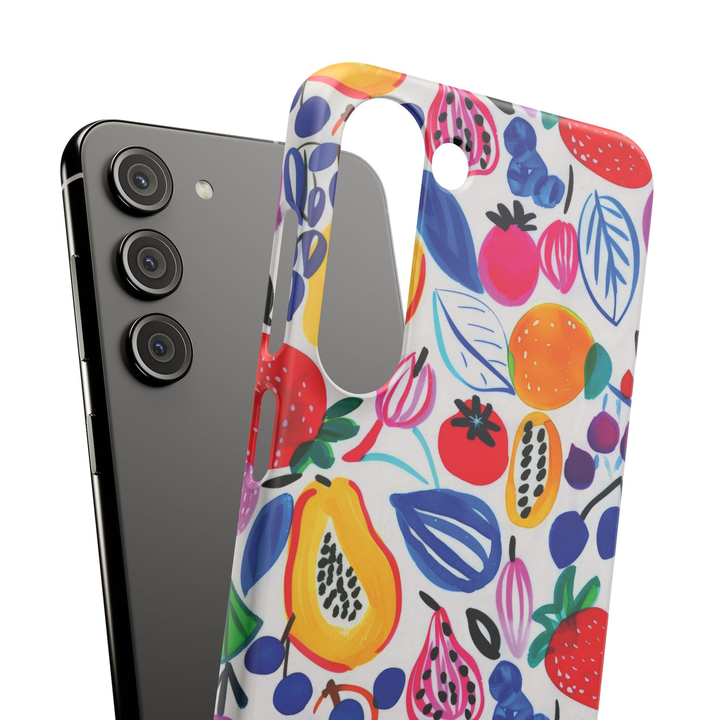 Snap Summer Fruit Gift for Her Cute Phone Cases for Samsung Galaxy S24, S23, S22, S21, S20, Plus, Ultra, Iphone 16, 15, 14, Pro and Max