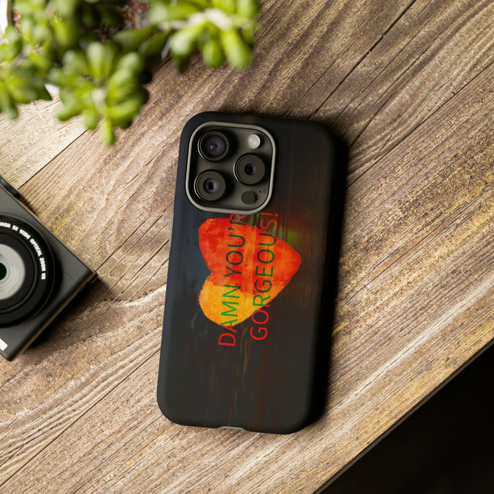 Cute IPhone Case | iPhone 15 Case | iPhone 15 Pro Max Case, Iphone 14 Case, Iphone 14 Pro Max Case IPhone Case for Art Lovers, Heart Sunset - Studio40ParkLane