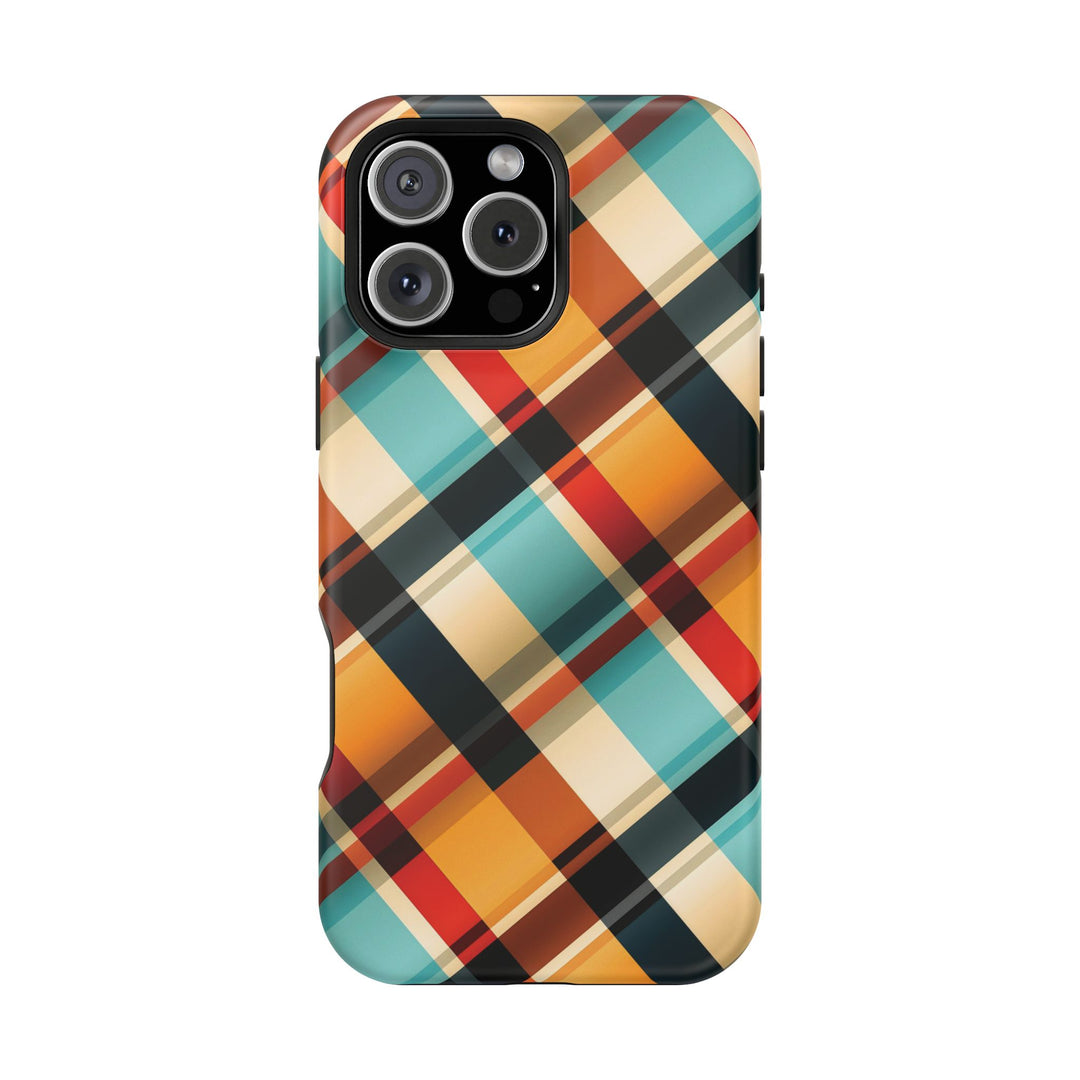 Checkered Plaid Magsafe Gift for Her Cute Phone Case for Iphone, | iPhone 16 | iPhone 15 Pro Max, Iphone 14 Pro Max, 13 12 11 10 9 8 7 - Studio40ParkLane