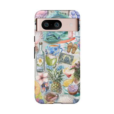 Impact Resistant, Travel Coquette Collage, Cute Phone Cases for Samsung S24, S23, S22, S21, IPhone 15 pro Iphone 14 pro Iphone 13 IPhone 12 Iphone 11