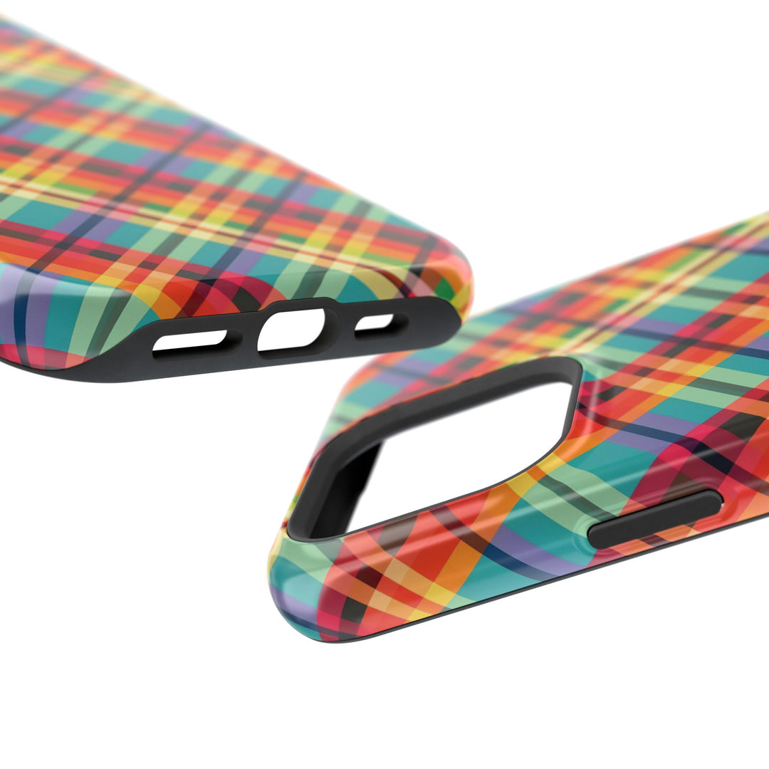 Checkered Plaid Magsafe Gift for Her Cute Phone Case for Iphone, | iPhone 16 | iPhone 15 Pro Max, Iphone 14 Pro Max, 13 12 11 10 9 8 7 - Studio40ParkLane