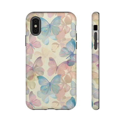 Cute Samsung Case | Cool Iphone Case | Summer Pastel Butterflies, Samsung S24, S23, S22, S21, IPhone 15 Case | Iphone 14 Case, Iphone 13 Case