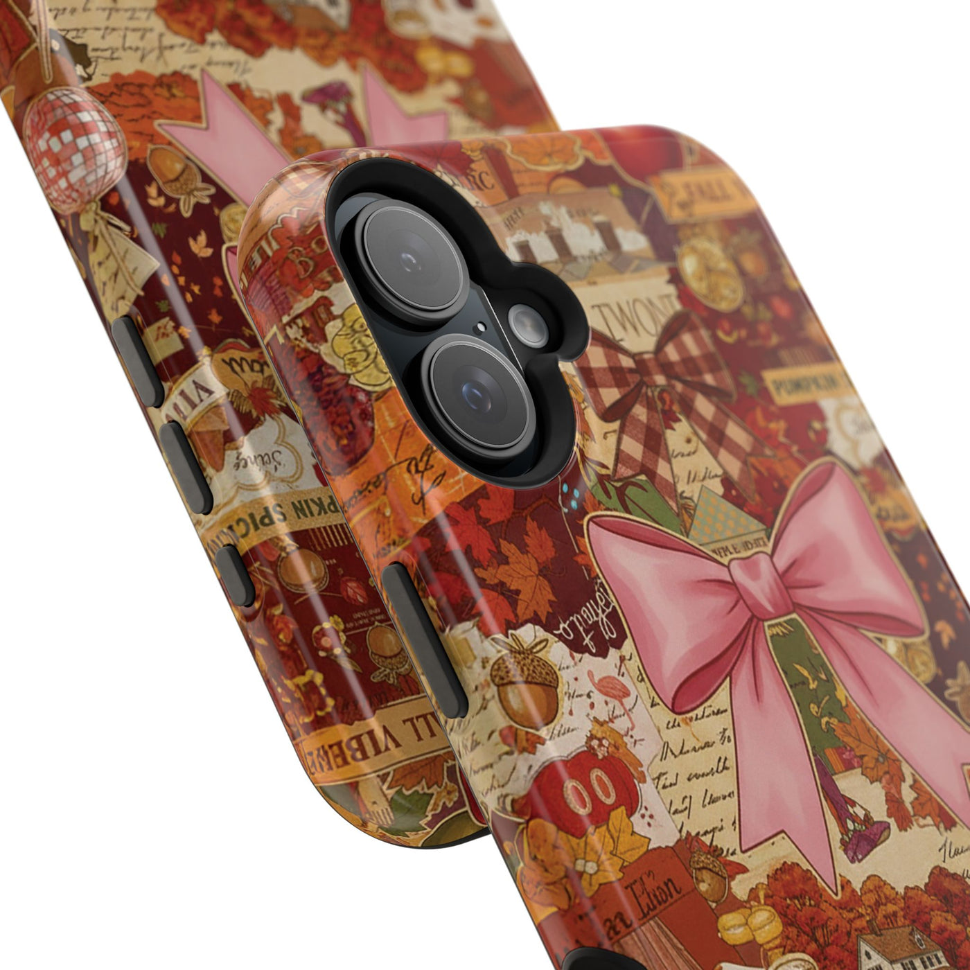 New England Fall Coquette Collage Tough Magsafe Cute Phone Cases for Iphone | iPhone 15 Pro Max Case, Iphone 14, Iphone 14 13 12 11 10 9 8 7 - Studio40ParkLane