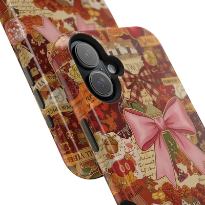 New England Fall Coquette Collage Tough Magsafe Cute Phone Cases for Iphone | iPhone 15 Pro Max Case, Iphone 14, Iphone 14 13 12 11 10 9 8 7 - Studio40ParkLane