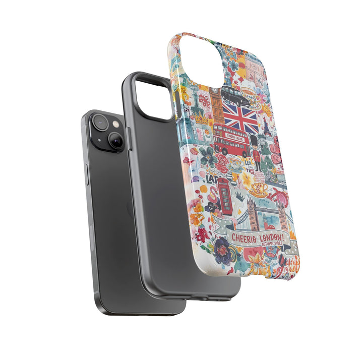 London England Coquette Collage Tough Premium Phone Case - For iPhone 17 Pro Max iPhone 16 Pro iPhone 15 Iphone 14 Plus 13 Pro 12 11 10 XR - Studio40ParkLane