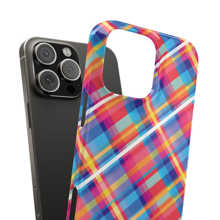 Slim Checkered Plaid Gift for Her Cute Phone Cases for Iphone 16 Pro Max | iPhone 15 Case | iPhone 15 Pro Max Case, Iphone 14, 13, 12, 11, 10, 8, 7 - Studio40ParkLane