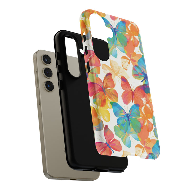 Cute Samsung Case | Cool Iphone Case | Summer Bright Butterflies, Samsung S24, S23, S22, S21, IPhone 15 Case | Iphone 14 Case, Iphone 13 Case - Studio40ParkLane
