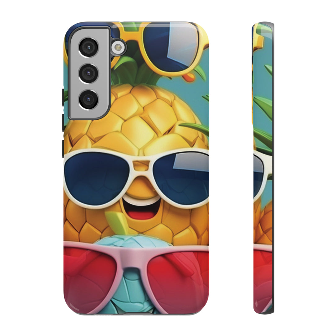 Cute Samsung Phone Case | Aesthetic Samsung Phone Case | Galaxy S23, S22, S21, S20 | Summer Pineapple Fruit, Protective Phone Case - Studio40ParkLane
