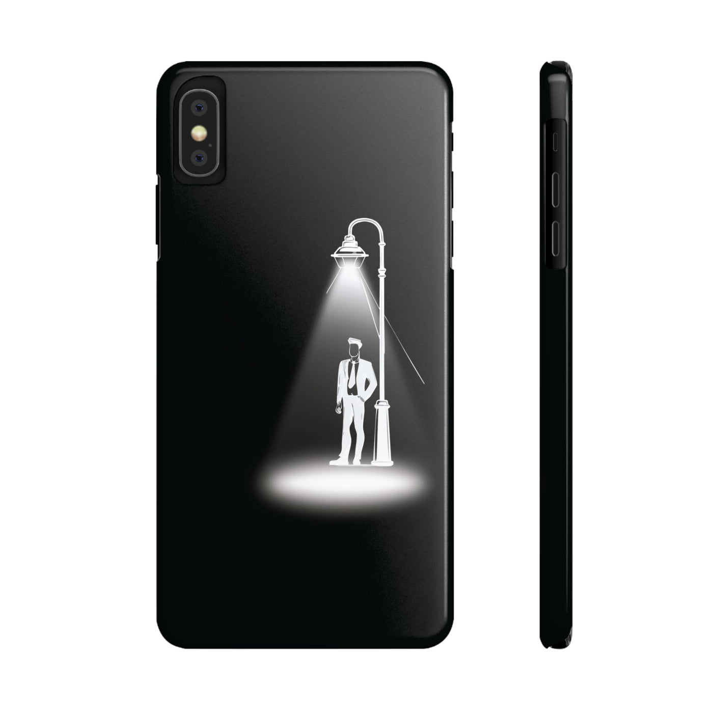 Slim Mystery Man Spotlight Gift for Her Cute Phone Cases for Iphone 16 Pro Max | iPhone 15 Case | iPhone 15 Pro Max Case, Iphone 14, 13, 12, 11, 10, 8, 7