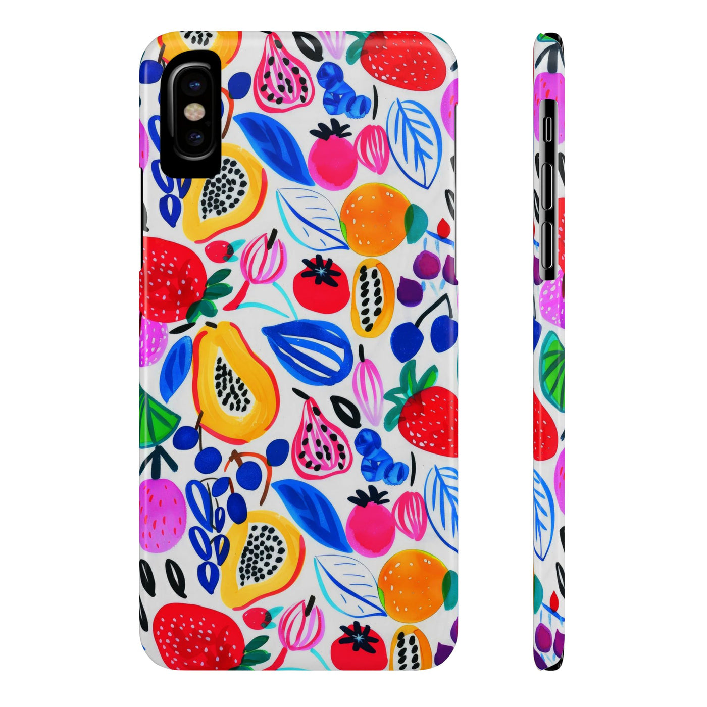 Slim Summer Fruit Cute Phone Cases for Iphone 16 Case | iPhone 15 Case | iPhone 15 Pro Max Case, Iphone 14, Iphone 14 Pro Max, Iphone 13