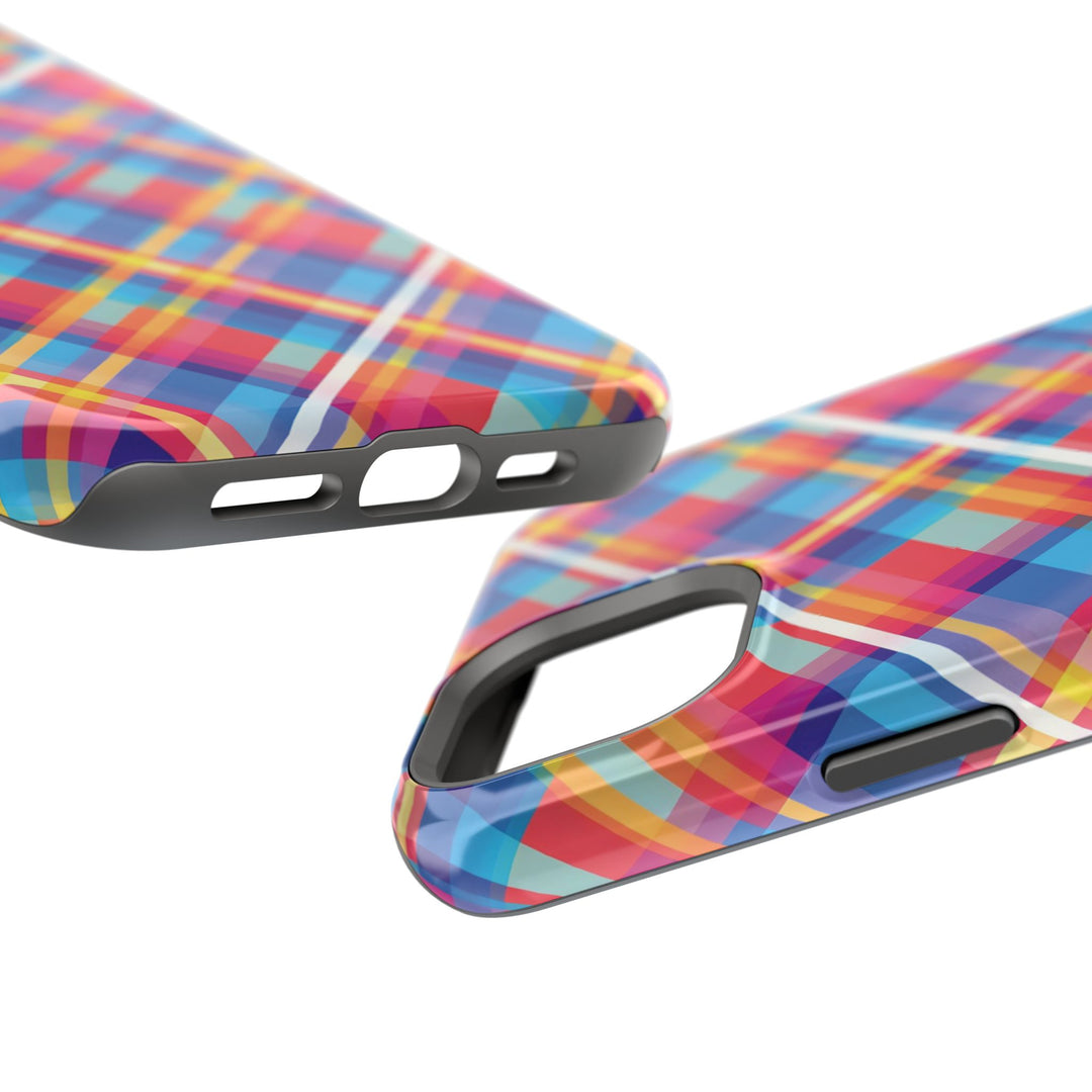 Checkered Plaid Magsafe Gift for Her Cute Phone Case for Iphone, | iPhone 16 | iPhone 15 Pro Max, Iphone 14 Pro Max, 13 12 11 10 9 8 7 - Studio40ParkLane