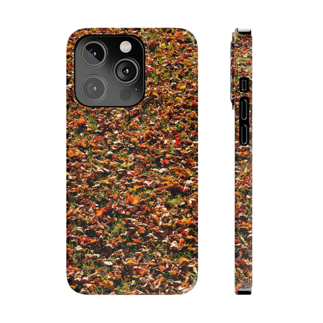 Slim Cute Phone Cases for Iphone - | iPhone 15 Case | iPhone 15 Pro Max Case, Iphone 14 Case, Iphone 14 Pro Max, Iphone 13, New England Fall Leaves - Studio40ParkLane