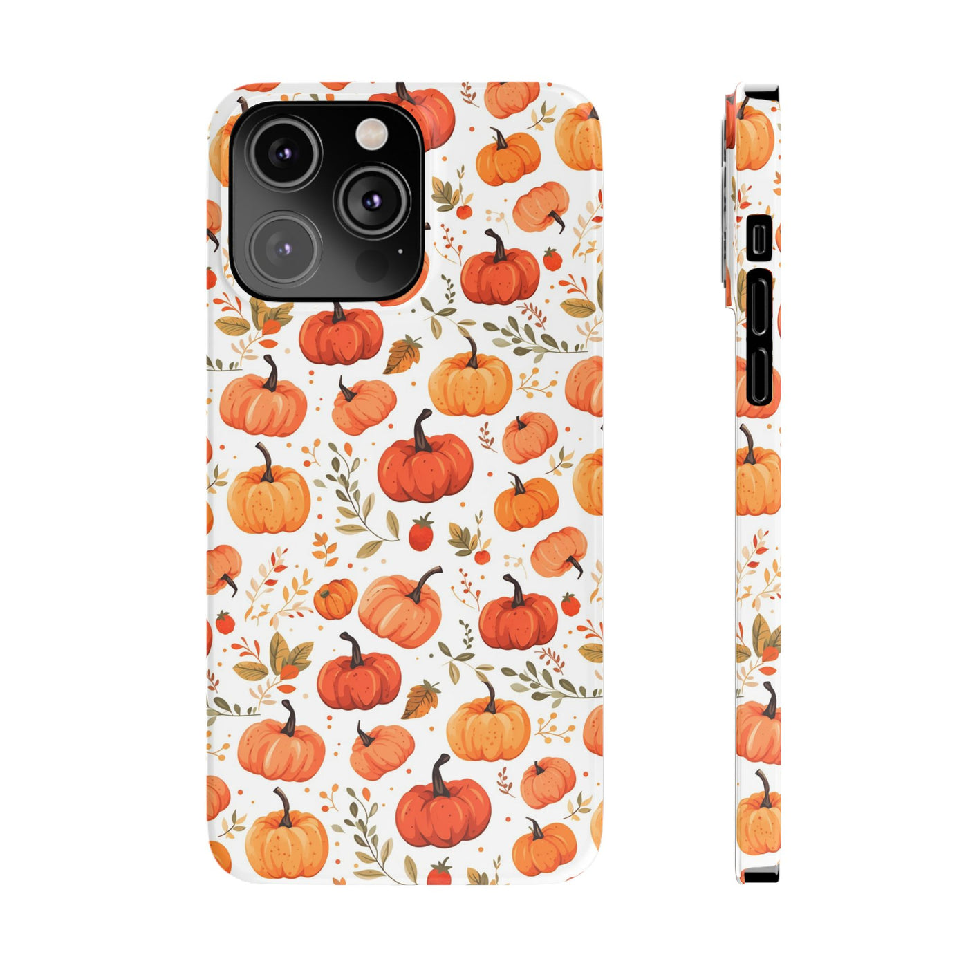 Fall Autumn Pumpkins Gift for Her Cute Phone Cases for Iphone 16 | iPhone 15 Case | iPhone 15 Pro Max Case, Iphone 14, Iphone 14 Pro Max, Iphone 13, Slim