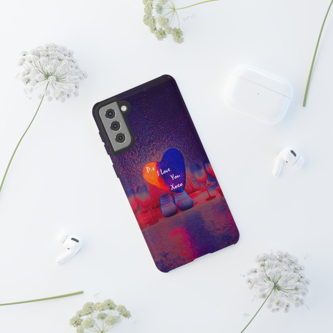 Cute Samsung Case | Cool Iphone Case | PS I love You - Heart, Samsung S24, S23, S22, S21, IPhone 15 Case | Iphone 14 Case, Iphone 13 Case - Studio40ParkLane