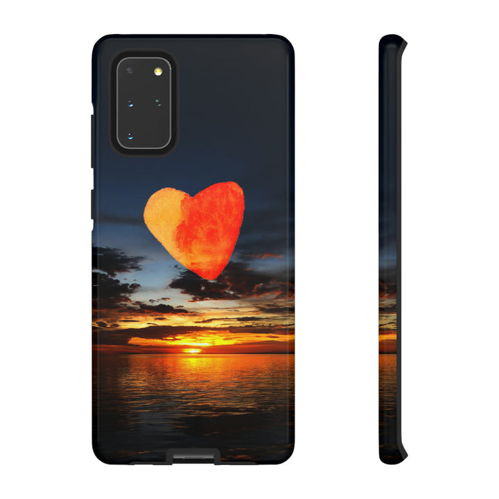 Cute Samsung Phone Case | Aesthetic Samsung Phone Case | Galaxy S23, S22, S21, S20 | Luxury case, Cute Rising Heart Sunset Phone Case - Studio40ParkLane