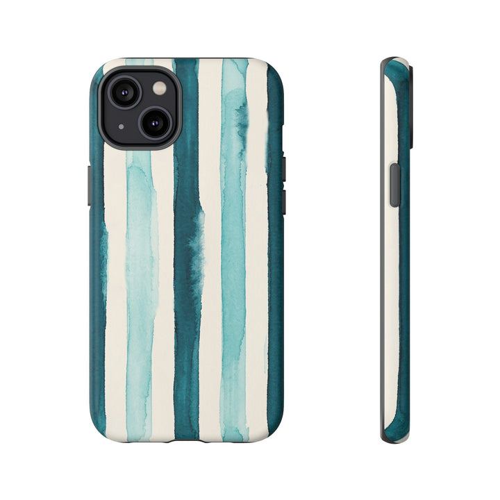 Tough Cute Green Stripes Phone Case, for IPhone 17 Pro Max | Iphone 17 Air, Iphone 16, IPhone 15, 14 13 12, Samsung Galaxy S26, S25, S24, S23