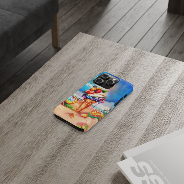 Slim Summer Ice Cream Cone Slim Cute Phone Cases for Iphone | iPhone 15 Case | iPhone 15 Pro Max Case, Iphone 14, Iphone 14 Pro Max, Iphone 13 - Studio40ParkLane