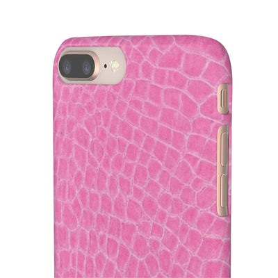 Snap Non Leather Pink Color Pattern Gift for Her Cute Phone Cases for Samsung Galaxy S24, S23, S22, S21, S20, Plus, Ultra, Iphone 16, 15, 14, Pro and Max - Studio40ParkLane