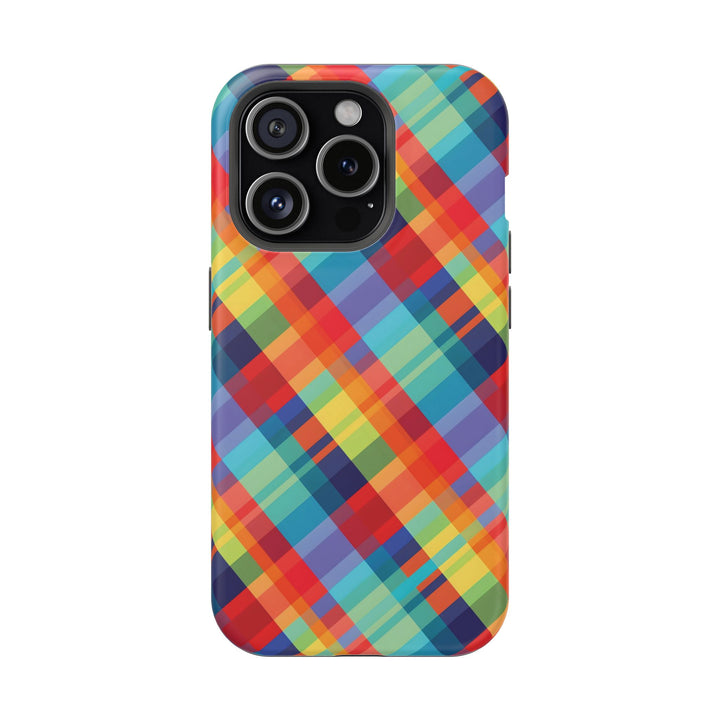 Checkered Plaid Magsafe Gift for Her Cute Phone Case for Iphone, | iPhone 16 | iPhone 15 Pro Max, Iphone 14 Pro Max, 13 12 11 10 9 8 7 - Studio40ParkLane