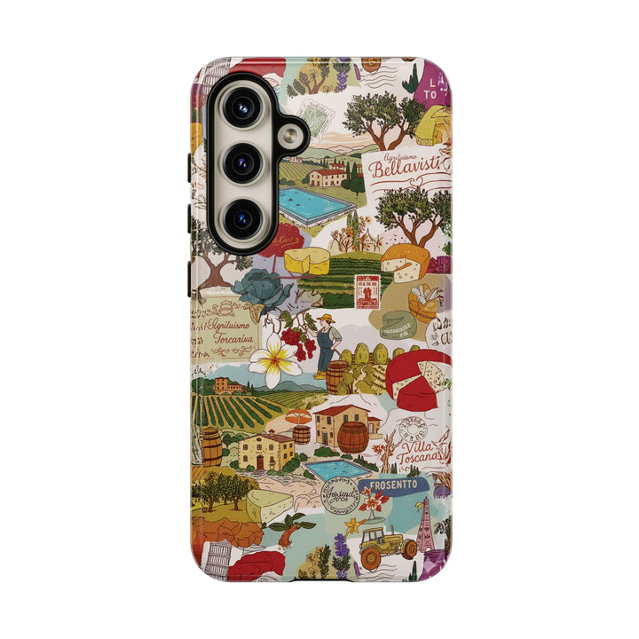 Italy Tuscany Coquette Collage Tough Premium Phone Case - For iPhone 17 Pro Max iPhone 16 Pro iPhone 15 Iphone 14 Plus 13 Pro 12 11 10 XR - Studio40ParkLane