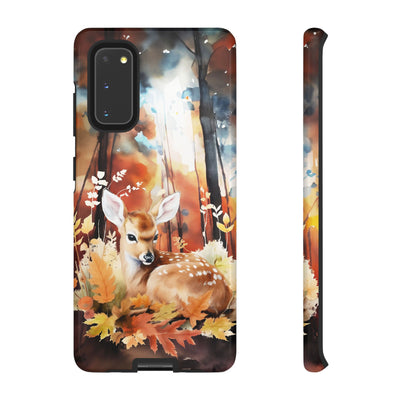 Autumn Fall Deer Forest Gift for Her Cute Phone Case for, Samsung Galaxy S24, S23, S22, S21, IPhone 16 Case | Iphone 15, Iphone 14, IPhone 13 Case