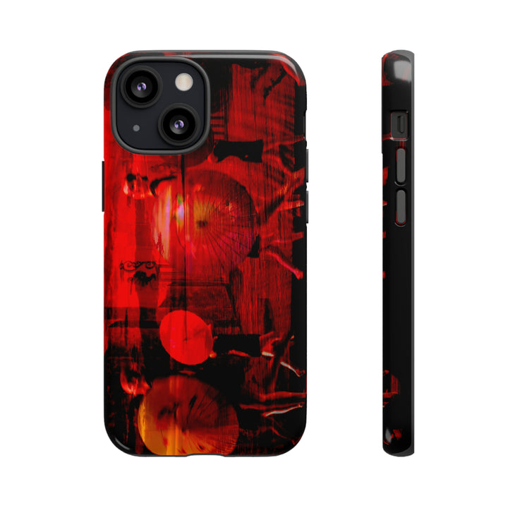Cute IPhone Case | iPhone 15 Case | iPhone 15 Pro Max Case, Iphone 14 Case, Iphone 14 Pro Max Case IPhone Case for Art Lovers, Sunset Dance Red - Studio40ParkLane