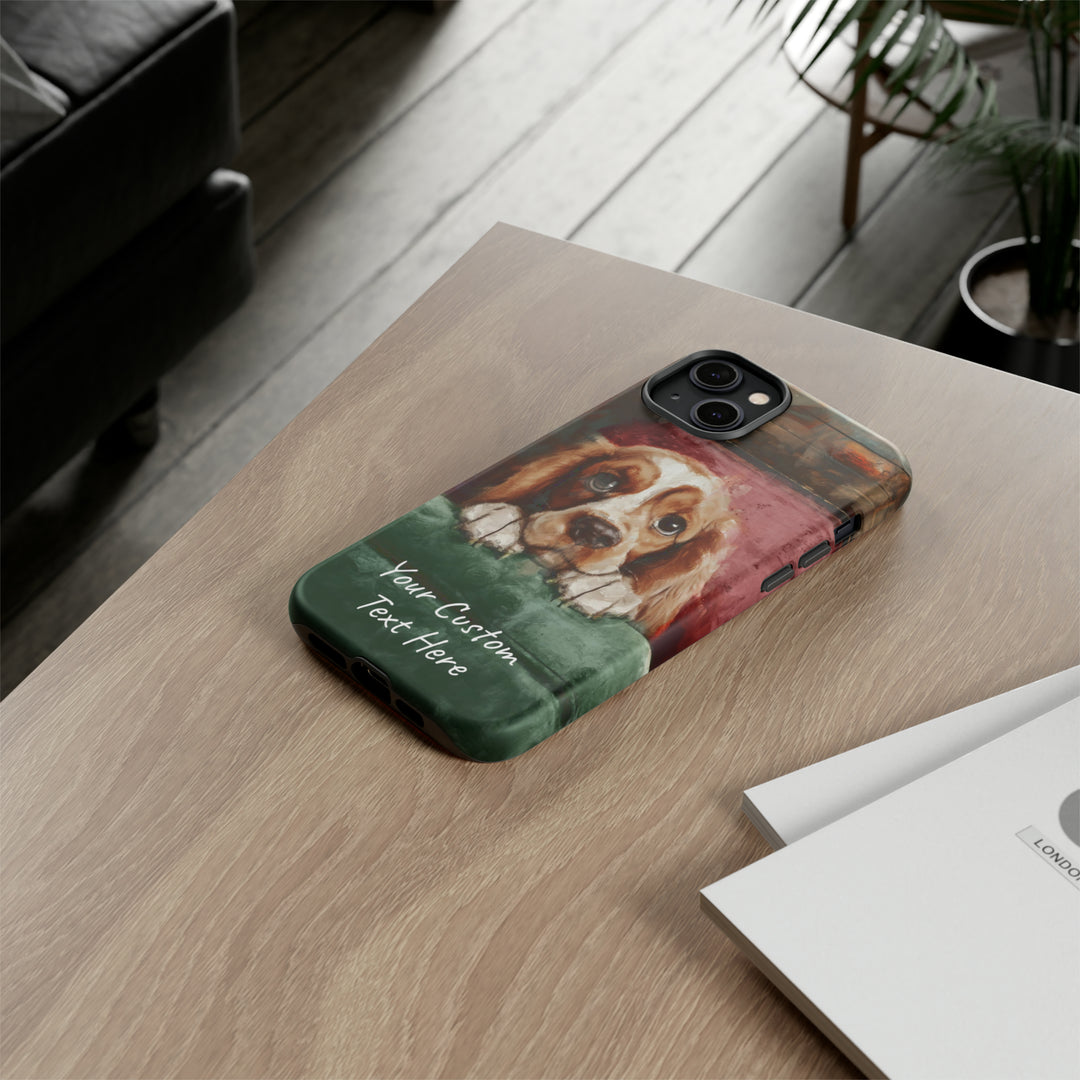 Personalize this Cute IPhone Case | Cocker Spaniel iPhone Case, iPhone 15 Case | iPhone 15 Case, Iphone 14 Case, Iphone 14 Pro Max Case - Studio40ParkLane