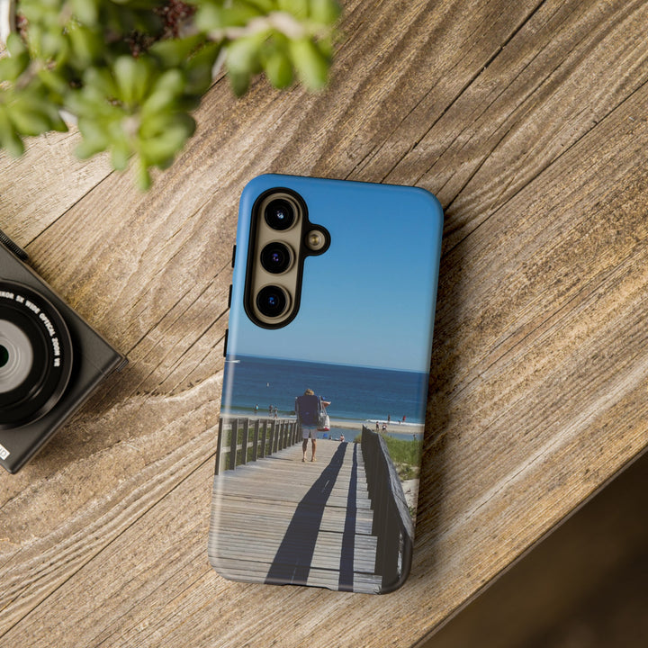 Cute Samsung Case | Cool Iphone Case | Summer Beach Walk, Samsung S24, S23, S22, S21, IPhone 15 Case | Iphone 14 Case, Iphone 13 Case - Studio40ParkLane