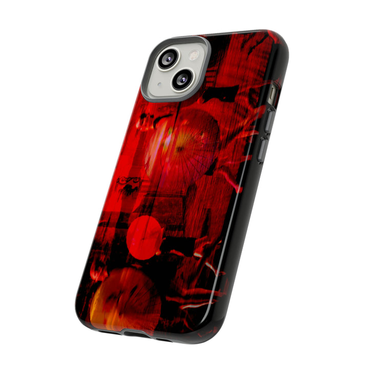 Cute IPhone Case | iPhone 15 Case | iPhone 15 Pro Max Case, Iphone 14 Case, Iphone 14 Pro Max Case IPhone Case for Art Lovers, Sunset Dance Red - Studio40ParkLane