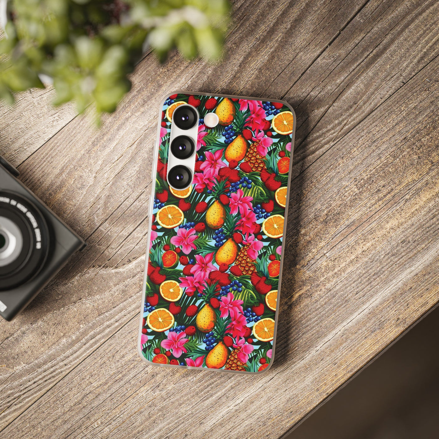 Cute Flexi Phone Cases, For Iphones and Samsung Galaxy Phones, Summer Mixed Fruit, Galaxy S23 Phone Case, Samsung S22 Case, Samsung S21, Iphone 15, Iphone 14, Iphone 13