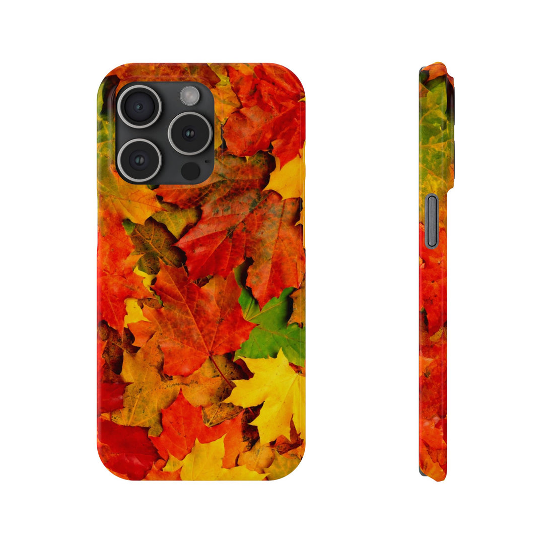 Slim Fall Leaves Slim Cute Phone Cases for Iphone | iPhone 15 Case | iPhone 15 Pro Max Case, Iphone 14, Iphone 14 Pro Max, Iphone 13 - Studio40ParkLane
