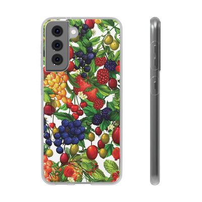 Cute Flexi Phone Cases, For Samsung Galaxy and Iphone, Summer Mixed Fruit, Galaxy S23 Phone Case, Samsung S22 Case, Samsung S21, Iphone 15, Iphone 14, Iphone 13