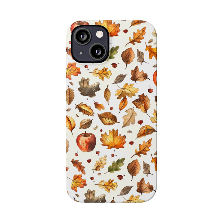 Slim Fall Autumn Leaves Gift for Her Cute Phone Cases for Iphone 16 | iPhone 15 Case | iPhone 15 Pro Max Case, Iphone 14, Iphone 14 Pro Max, Iphone 13, Slim - Studio40ParkLane