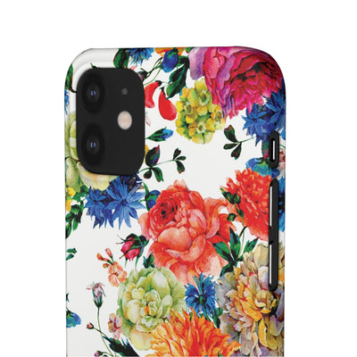 Snap Spring Flowers Cute Phone Cases for Samsung S24, S23, S22, S21, S20, Plus and Ultra, Iphone 16 Pro Max, Iphone 15, 14, 13, 12, 11, 10 - Studio40ParkLane