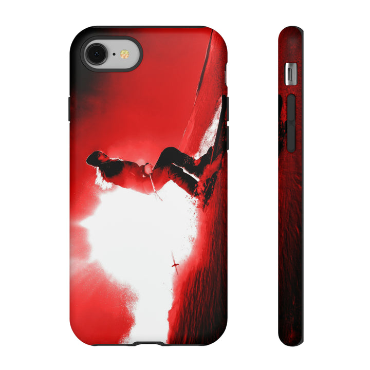 Cute IPhone Case | iPhone 15 Case | iPhone 15 Pro Max Case, Iphone 14 Case, Iphone 14 Pro Max Case IPhone Case for Art Lovers - Red Skier - Studio40ParkLane