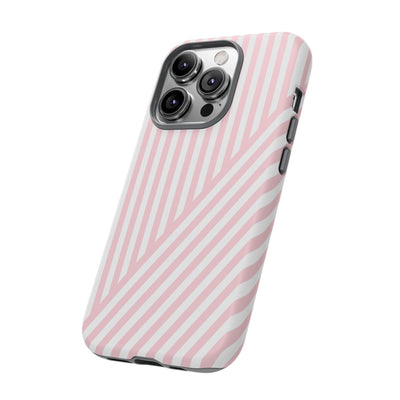 Custom Personalized Tough Phone Case - Aesthetic Stripes - For iPhone 17 Pro Max iPhone 16 Pro iPhone 15 Iphone 14 Iphone 13 Plus 13 12 11 - Studio40ParkLane