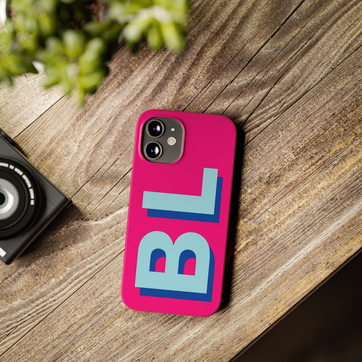 Slim Personalized Initial Custom Gift for Her Cute Phone Cases for Iphone 16 Pro Max | iPhone 15 Case | iPhone 15 Pro Max Case, Iphone 14, 13, 12, 11, 10, 8, 7 - Studio40ParkLane