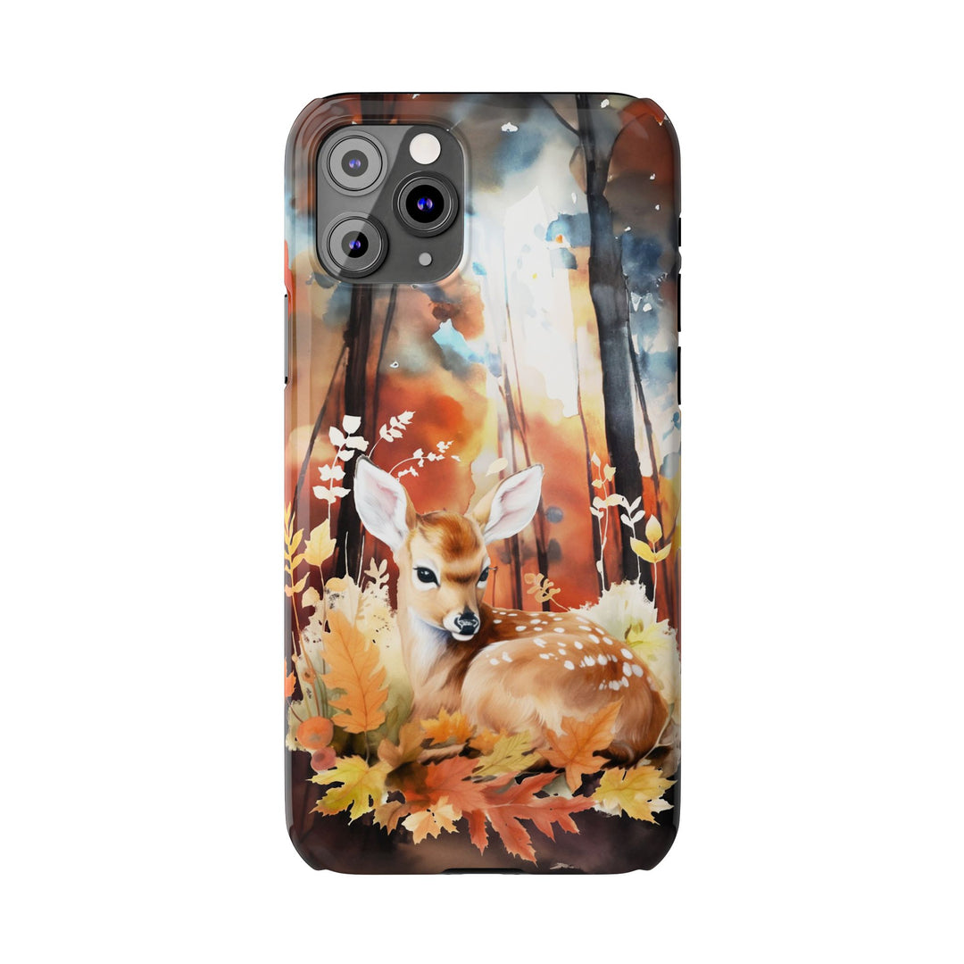 Slim Fall Autumn Forest Deer Gift for Her Cute Phone Cases for Iphone 16 | iPhone 15 Case | iPhone 15 Pro Max Case, Iphone 14, Iphone 14 Pro Max, Iphone 13, Slim - Studio40ParkLane