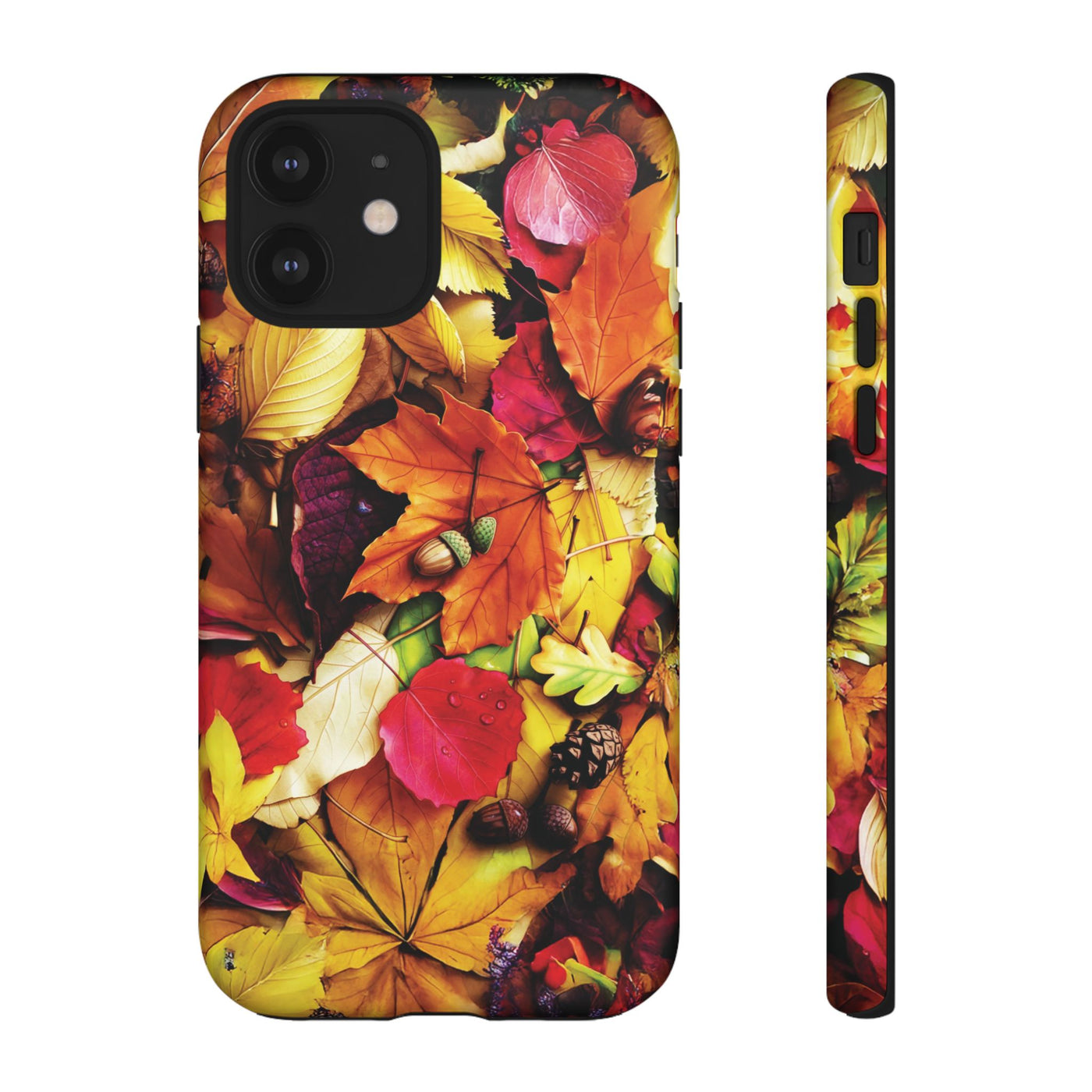 Aesthetic Tough Fall Leaves Foliage Premium Phone Case - For iPhone 17 Pro Max iPhone 16 Pro iPhone 15 Iphone 14 Plus 13 Pro 12 11 10 XR - Studio40ParkLane