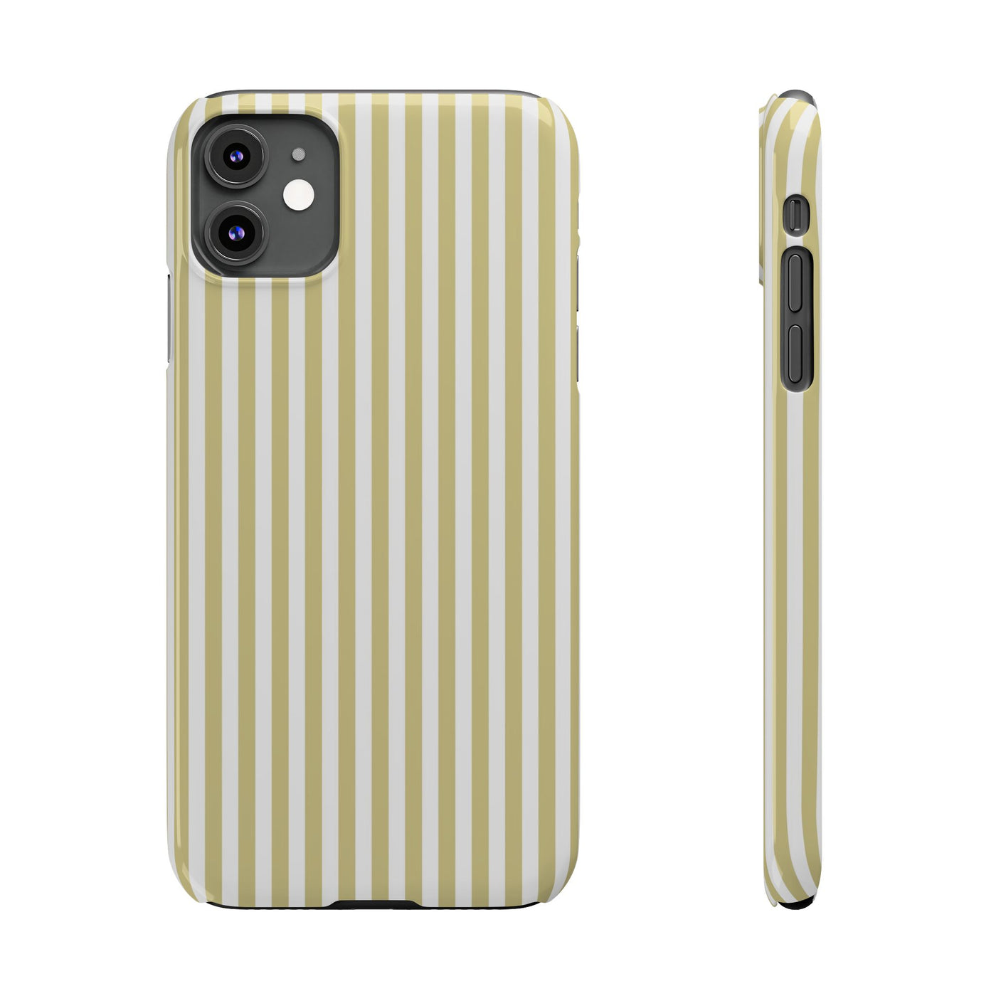 Slim Soft Yellow Striped Cute Phone Case for Iphone 16 - | iPhone 15 Pro Max Case | iPhone 14 Case Iphone 13 12 11 10 9 8 7 XS Gift for Her - Studio40ParkLane
