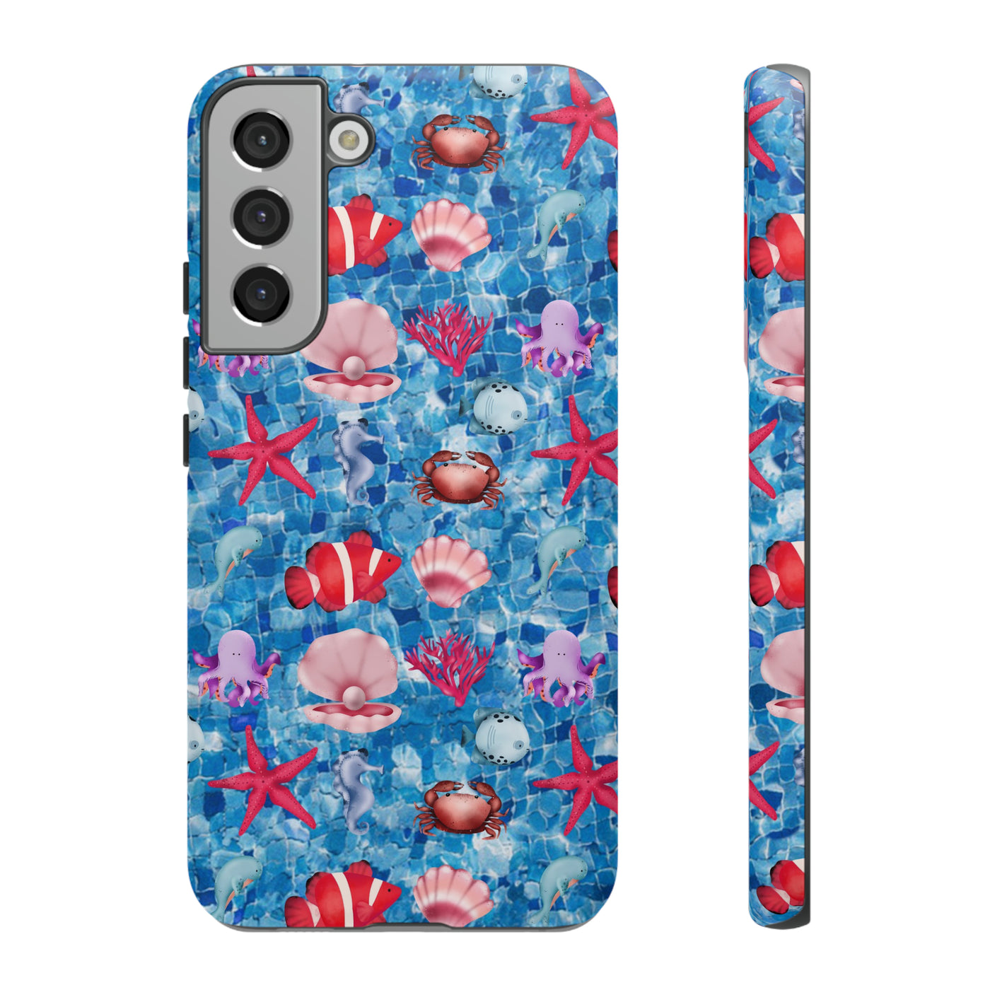 Cute Samsung Phone Case | Aesthetic Samsung Phone Case | Galaxy S23, S22, S21, S20 | Under The Sea, Protective Phone Case