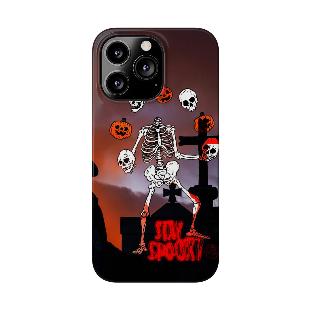Slim Halloween Spooky Slim Cute Phone Cases for Iphone | iPhone 15 Case | iPhone 15 Pro Max Case, Iphone 14, Iphone 14 Pro Max, Iphone 13 - Studio40ParkLane