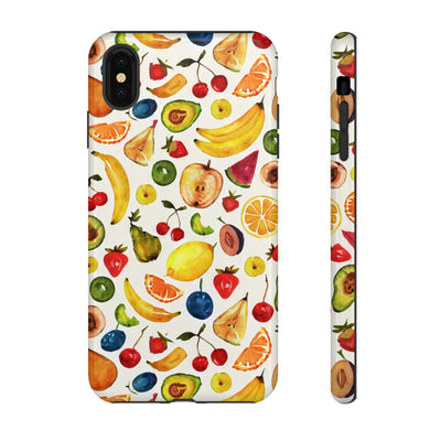 Impact Resistant, Mixed Fruits, Cute Phone Cases for Samsung S24, S23, S22, S21, IPhone 15 pro Iphone 14 pro Iphone 13 IPhone 12 Iphone 11